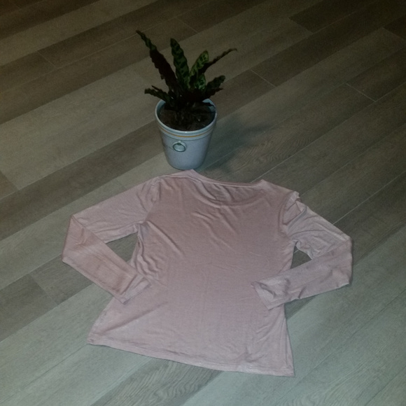 Apt. 9 Crewneck Tee in Pink and Gold – Size S - Picture 1 of 6